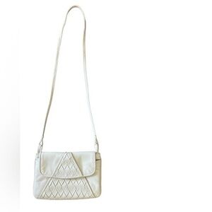 Vintage 70s/80s Leather Crossbody Purse Handbag Susan Gail Made in Italy Rare